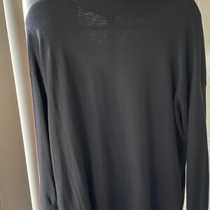 LOFT Charcoal Ribbed Knit Sweater